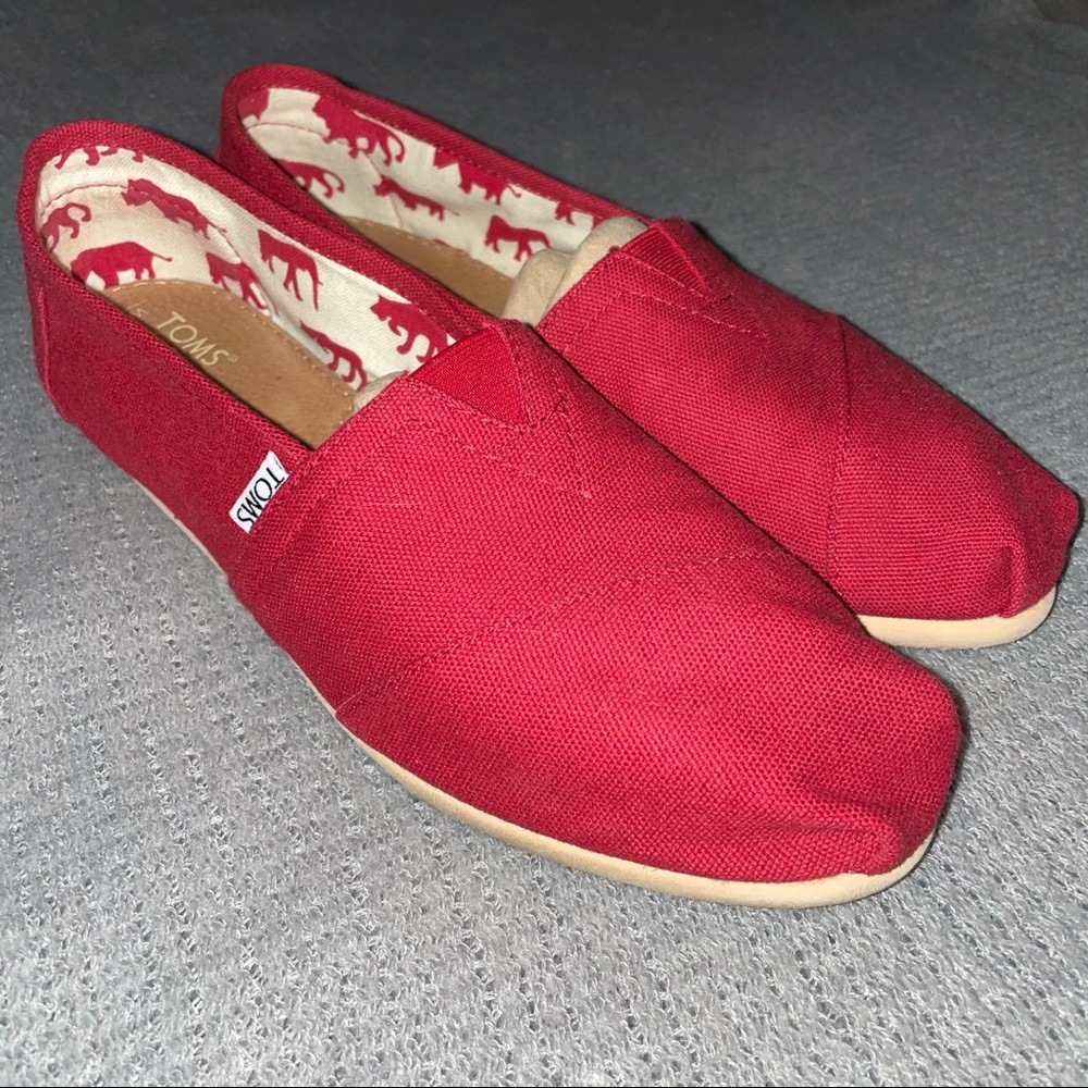 Red Toms size 9W